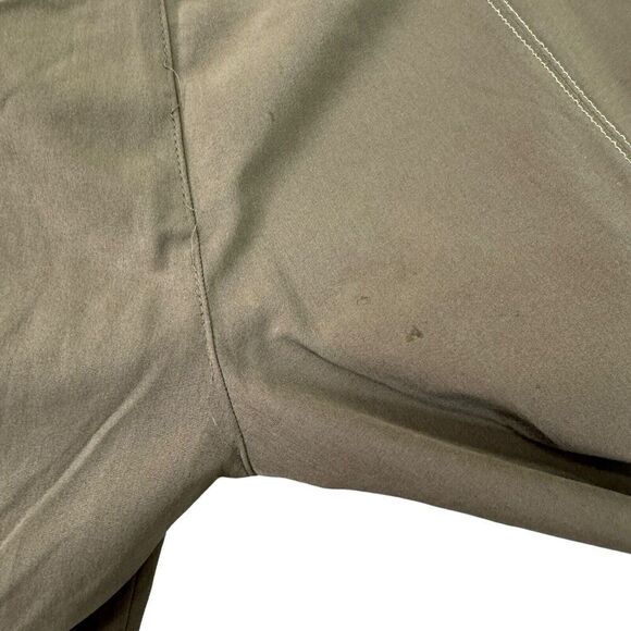 Athleta 10 Capri Pants Brown Straight Leg Athletic Stretch Hike Womens - Picture 12 of 14